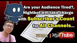 How to Create New NightBot Command with Subscriber Count for your Auidience..