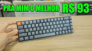 ESSE TECLADO MECÂNICO SEM FIO NÃO TEM NADA DE MAIS MAS ACHEI PERFEITO