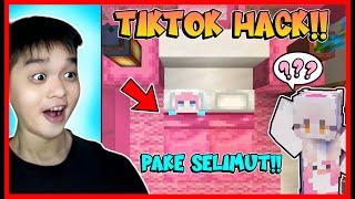 ATUN MEMAKAI SELIMUT MENGGUNAKAN TIKTOK HACK PART 3  MOMON BINGUNG  Feat @sapipurba Minecraft