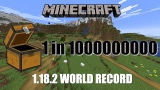 Minecraft 1.18 Random Seed Speedrun 738  WORLD RECORD