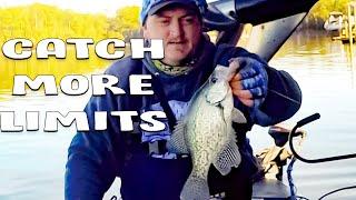 How To Catch LIMITS Of Crappie During The Fall  Crappie Fishing 2022