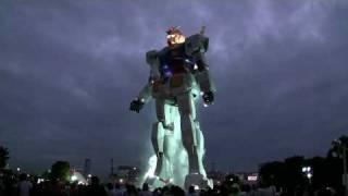 Real Scale GUNDAM in twilight Odaiba Tokyo