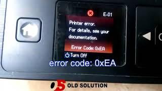 How to fix epson error 0xEA  Model - L455 