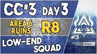 CC#3 Day 3 - Area 6 Ruins Risk 8  Low End Squad 【Arknights】