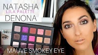 NATASHA DENONA LILA PALETTE REVIEW SWATCHES & MAUVE SMOKEY EYE TUTORIAL