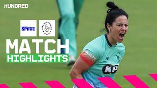 UNBELIEVABLE finish at Lord’s   London Spirit vs Oval Invincibles Highlights