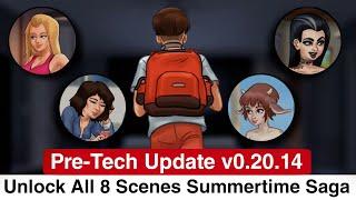 Pre-Tech Update v0.20.14 Unlock all 8 Scene WalkthroughGameplay  Summertime Saga