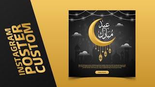 Eid Mubarak post designfree plp file share Android app pixellabNaeem Design2021