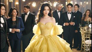 A girl in a yellow ceremonial dress crashes the elite party stunning everyone.