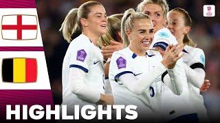 England vs Belgium  Highlights  UEFA Womens Nations League 27-10-2023