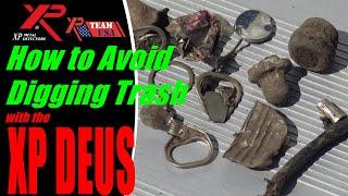 XP Metal Detecting....How to Avoid Digging Trash with the XP Deus