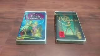 2 Different Versions Of The Black Cauldron VHS