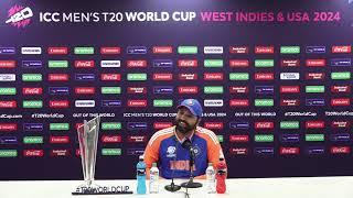 Rohit Sharma Press conference after Winning the T20 World Cup 2024