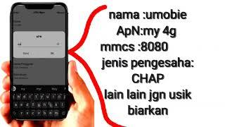 Cara Setting APN Umobile 4g  paling laju