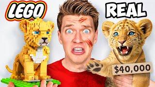If You Build It I’ll Pay For It Lego vs Pancake Art How To Make Disney Lion King Mufasa IRL