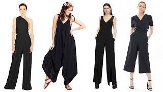 Black Jumpsuit & Overall Styles for Women ss18