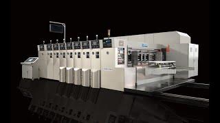 BAIRUN brand corrugated carton printing machine working video