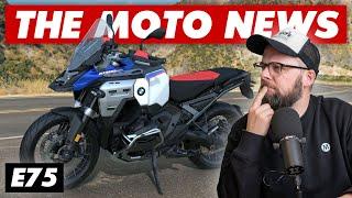 The Moto News E75 BMW R1300GS Adventure Reactions BMW Launch Rear Collision Warnings Grom Update