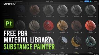 How to Get Free Substance Painter Materials  Download Free Materials for Substance Painter