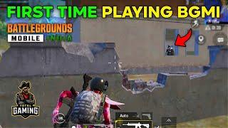 AJJUBHAI FIRST TIME PLAYING BGMI  BGMI GAMEPLAY #1