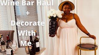 Wine Bar Decor Haul + Decorate with Me  Home Decor 2022  Series 1+