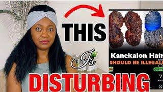 KANEKALON hair is TOXIC  Warning ️ This is DISTURBING  ‼️ #kenekalonhair