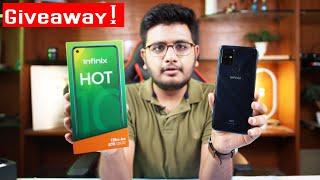 INFINIX HOT 10 UNBOXING  GIVEAWAY SCENE ON HAI 