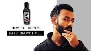 BEARDO  How To Apply Hair Growth Oil