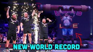 THE NEW LOG LIFT WORLD RECORD 231KG509LBS