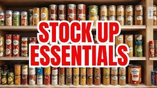 STOCKPILE THOSE FOODS NOW  Foods that Never expire