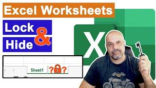 Excel Password Protect and hide Worksheets. PRIVATE WORKSHEETS.