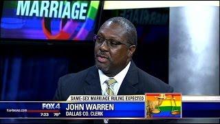 Dallas County Clerk on Same-Sex Marriage Licenses