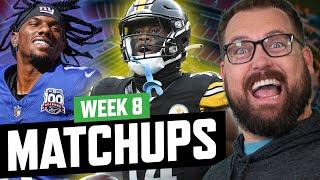 Week 8 Matchups + Spicy Starts Wheel of Shame  Fantasy Football 2024 - Ep. 1663