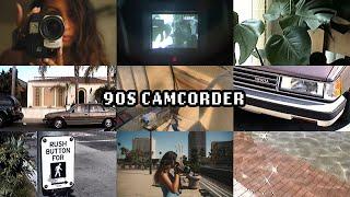 filming with my dads camcorder from the 90s