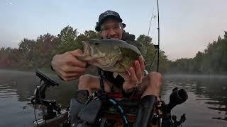 Kayak Fishing Hammond Pond in Maine