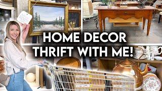 HOME DECOR MUST HAVES ON A BUDGET  THRIFT + ANTIQUE SHOP WITH ME