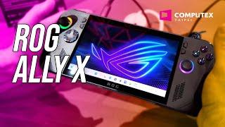 ASUS ROG ALLY X vista da vicino le novità rispetto a ROG ALLY