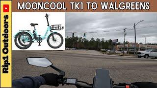 Run To Walgreens For Rx - Lets Take The Mooncool Tk1  #Mooncool #etrike #ebike