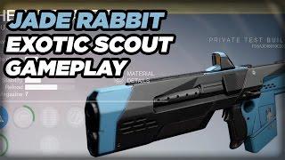 Jade Rabbit Exotic Scout Rifle Gameplay - Destiny The Taken King Official Gameplay