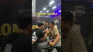 King of table strong Puller Inhil tembilahan Riau. Daeng popeye vs Rahul #indonesia #armwrestling