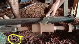 Amazing Woodworking Techniques  Wood Lathe Machine  Wood Turning Process #nafeesfurniture