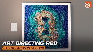 Art Directing RBD Simulation In Houdini  Pro Houdini Tutorial