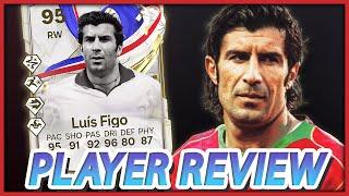 FINGER WEG  Luis Figo 95 Icon SBC Player Review EA FC 24