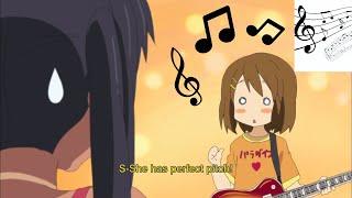 Yui has perfect pitch【K-ON】