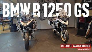 new BMW R 1250 GS and GSA most detailed walkaround  - fully loaded  Adventure Bike for world tour