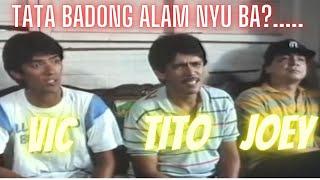 Tito Vic and Joey  Tata Badong Barbershop Scene