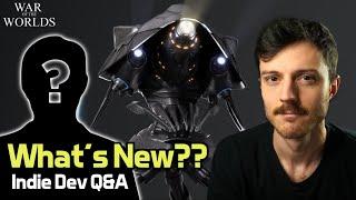 Voidboi Live - Indie Dev Q&A War of The Worlds Game - NEW Tripod Models and Updates