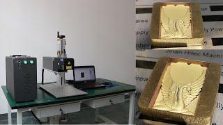 Best  100W JPT MOPA 3D Deep laser engraving metal brass machine