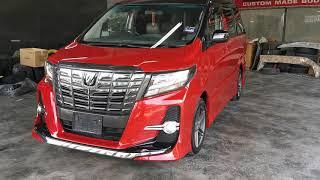 TOYOTA ALPHARD 2002-07 ANH10 CONVERT TO 2015-17 ANH30 ALPHARD J-EMOTION DESIGN