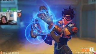 What PERFECT Tracer Aim Looks Like POTG SEEKER PRO TRACER GAMEPLAY OVERWATCH 2 SEASON 7 TOP 500